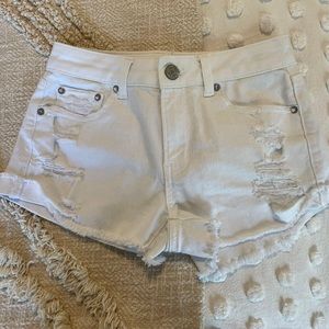 american eagle denim shorts